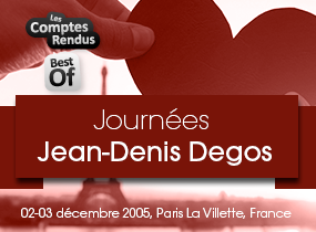 comptes rendus, Journ�es Jean-Denis Degos