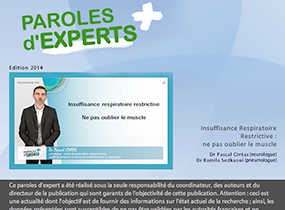 pex, parole expert, Insuffisance Respiratoire Restrictive : ne pas oublier le muscle