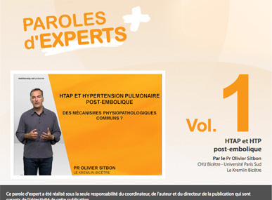 pex, parole expert, HTAP et HTP : post-embolique