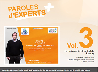 pex, parole expert, Traitement chirurgical de l'HTP PE