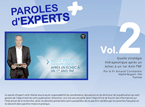 pex, parole expert, Quelle stratgie thrapeutique aprs un chec  un 1er Anti-TNF, vol.2