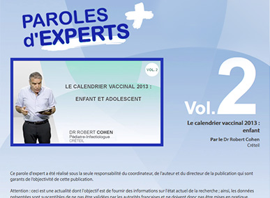 pex, parole expert, Nouveau calendrier vaccinal de l'adolescent