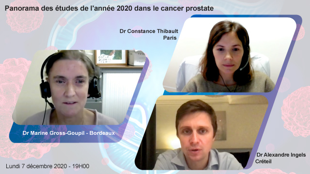 webcast, live, Panorama des tudes de l'anne 2020 dans le cancer prostate