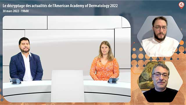 webcast, live, Le dcryptage des actualits de l'American Academy of Dermatology