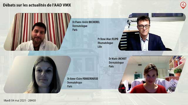 webcast, live, Dbats sur les actualits de l'American Academy of Dermatology VMX