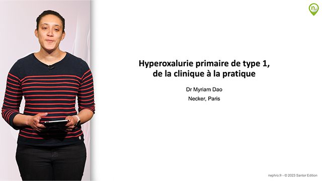 Hyperoxalurie primaire de type 1, de la clinique � la pratique