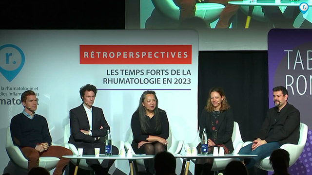 webcast, live, Table ronde Rhumato.net : RETROPERSPECTIVES. Les temps forts de la rhumatologie en 2023