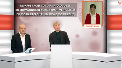 webcast, live, Regards croiss du dermatologue et du rhumatologue sur les traitements cibls du psoriasis et du rhumatisme psoriasique