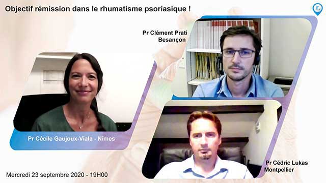 webcast, live, Objectif rmission dans le rhumatisme psoriasique !