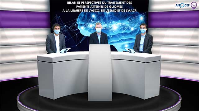 webcast, live, Bilan et perspectives du traitement des patients atteints de gliomes  la lumire de l'ASCO de l'ESMO et de l'AACR