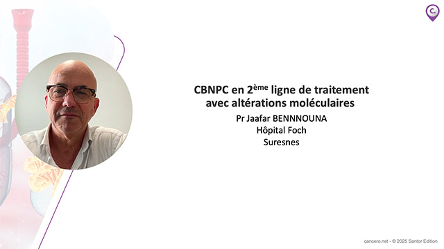 Cas clinique CBNPC en 2me ligne de traitement avec altrations molculaires
