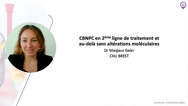 Cas clinique CBNPC en 2me ligne de traitement sans altrations molculaires