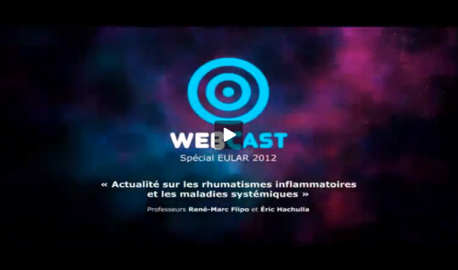 webcast, live, Actualits sur les rhumatismes inflammatoires et maladies systmiques 