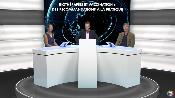 webcast, live, Biothrapies et vaccination : des recommandations  la pratique