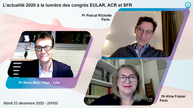 webcast, live, L'actualit 2020  la lumire des congrs EULAR, ACR et SFR